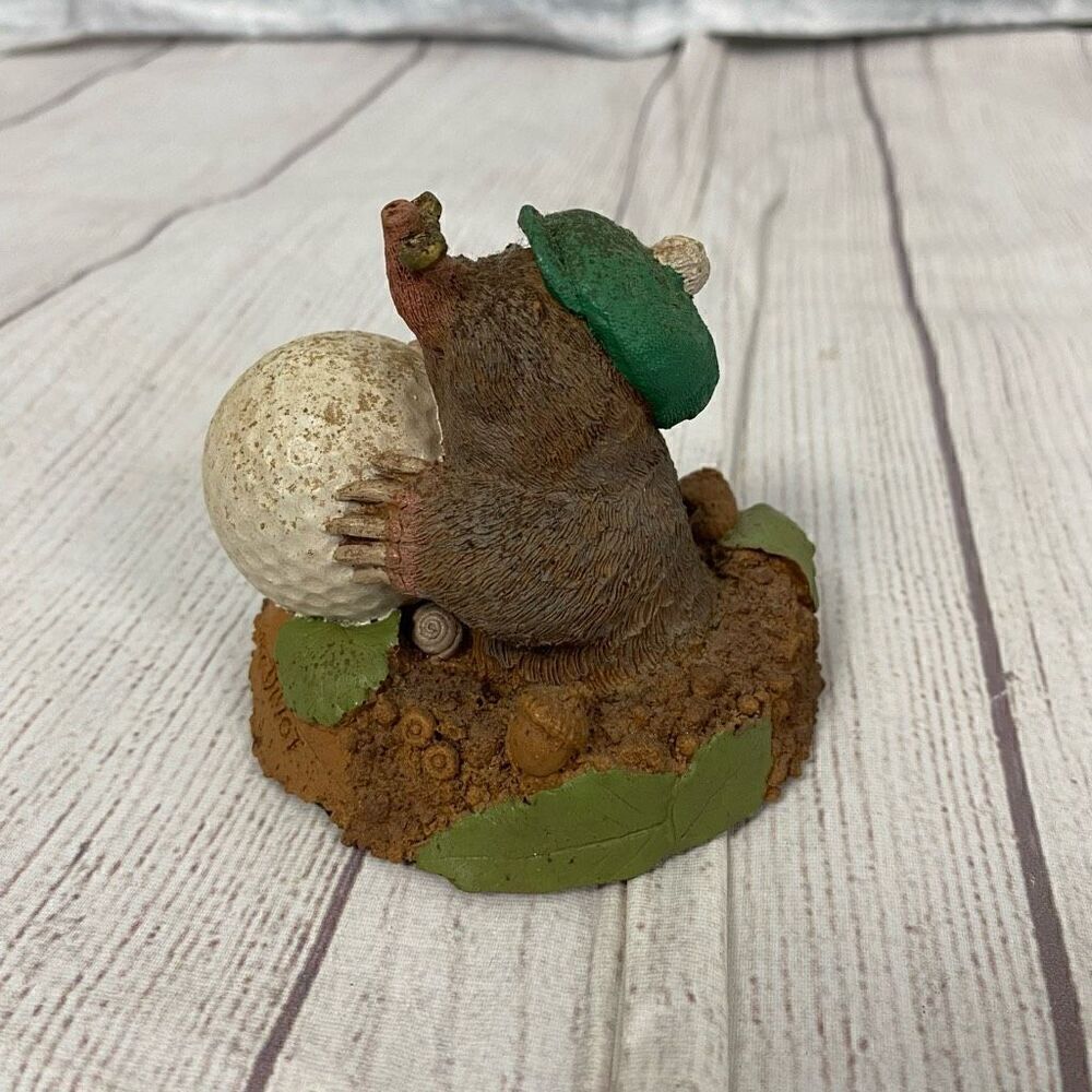 Tim Wolfe McDivot golf figurine 1999 3.5x3.5”